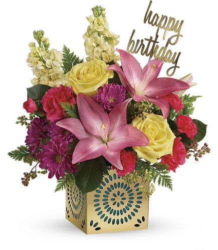 Teleflora's Blooming Birthday Bouquet from Rees Flowers & Gifts in Gahanna, OH